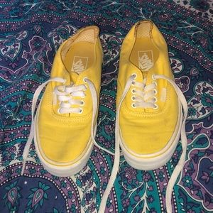 Yellow Vans
